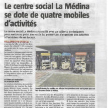 Inauguration officielle des Structures d’Échanges Mobiles à la Médina, Villeneuve d’Ascq