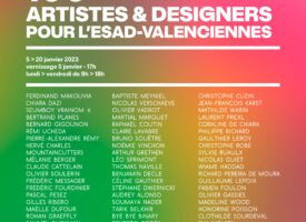 100 artistes et designers pour l’ESAD de Valenciennes