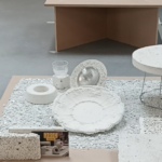 BRIC, matériau composé de vaisselle invendue ou brisée, France Design Week 2024
